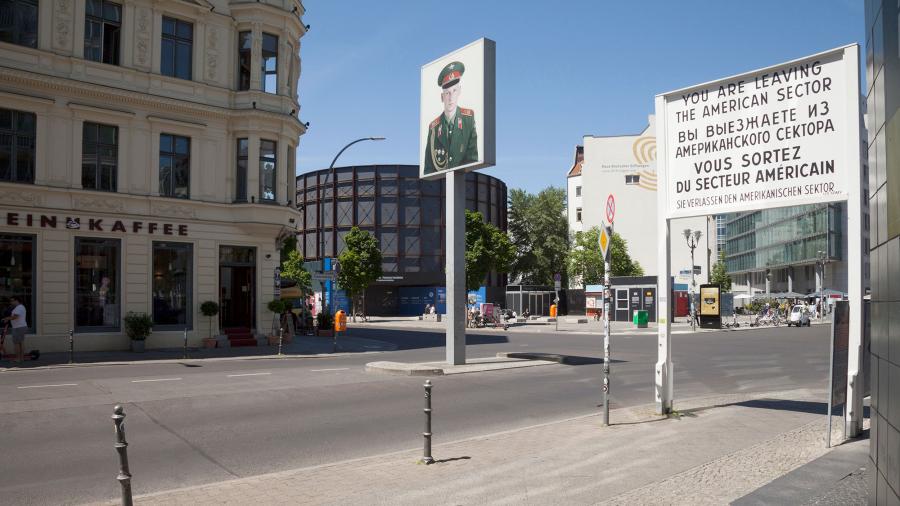 Foto vom Checkpoint Charlie