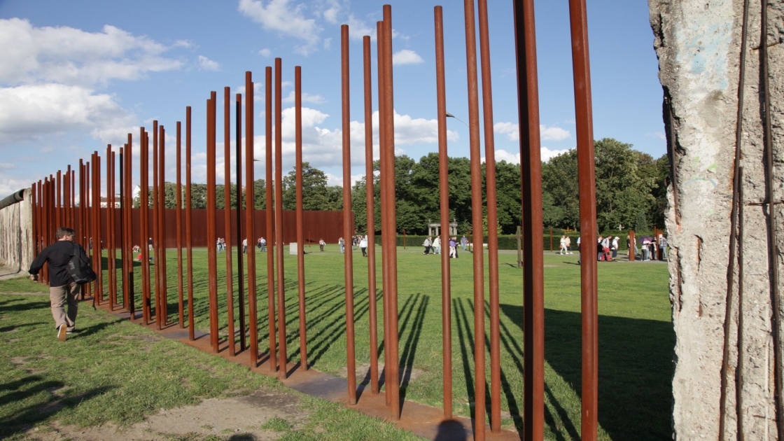 Das Außengelände der Gedenkstätte Berliner Mauer