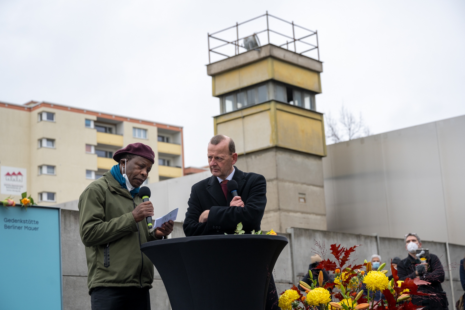 Ibraimo Alberto und Axel Klausmeier
