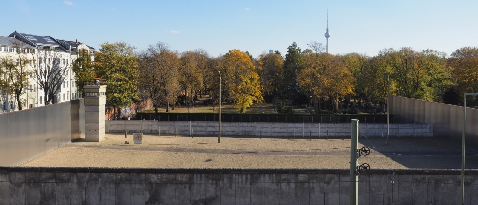 Das Denkmal in der Bernauer Strasse