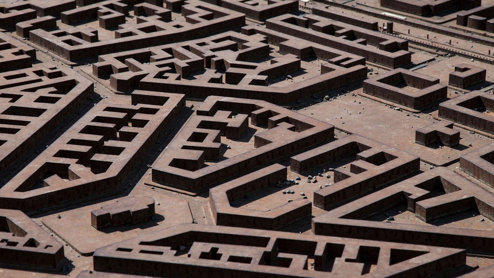 Das Modell der Gedenkstätte